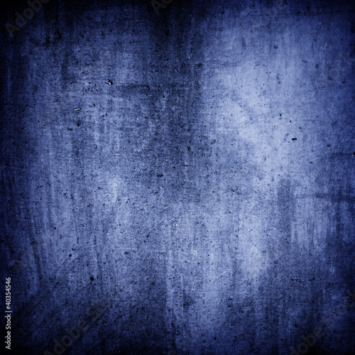 Blue grunge wall texture background