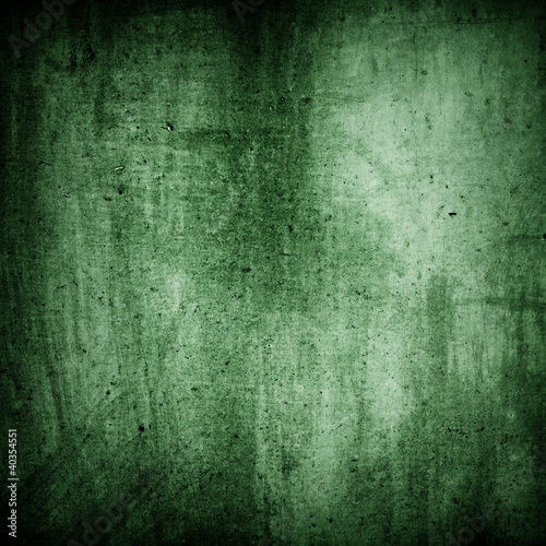Green grunge wall texture background