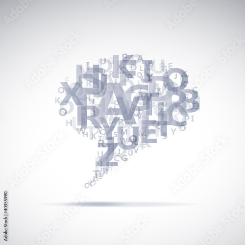 Abstract dialog bubble # Vector