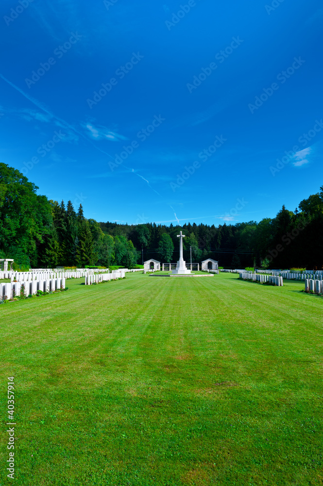 Obraz premium Military Cemetery