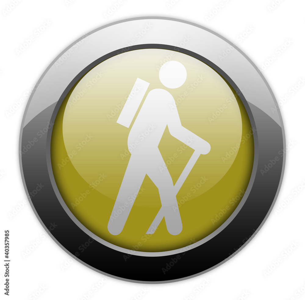 Yellow Metallic Orb Button Yellow Metallic Orb Button