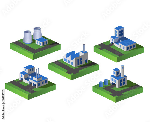 Isometric  factory