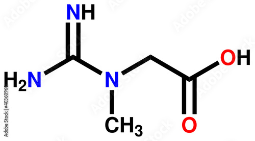 Creatine structural formula