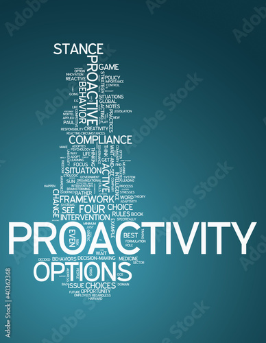 Word Cloud "Proactivity"