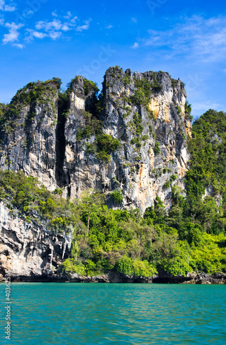 rocks and sea