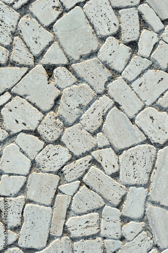 Texture pavimentazione in pietra bianca