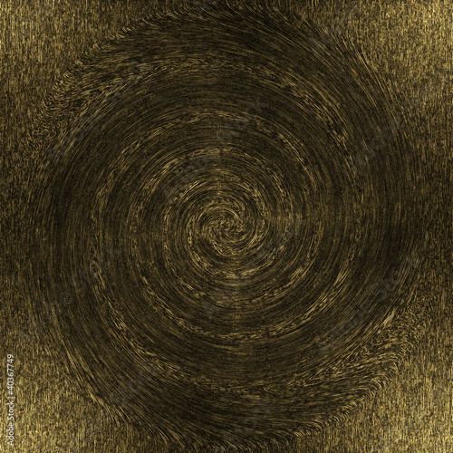 Abstract of spiral golden background