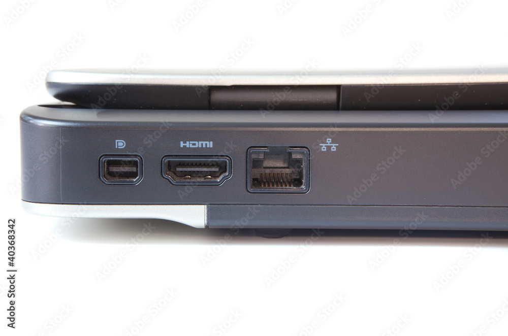 laptop computer with HDMI and LAN laptop computer with HDMI and LAN