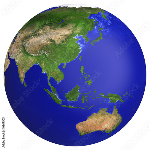 Earth planet globe map.