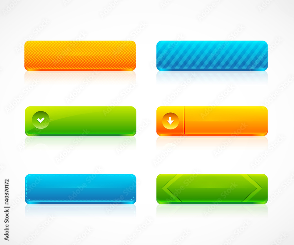 Web color buttons Web color buttons