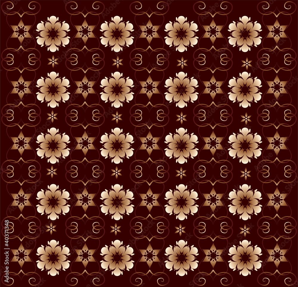 floral ornament, vector background floral ornament, vector background