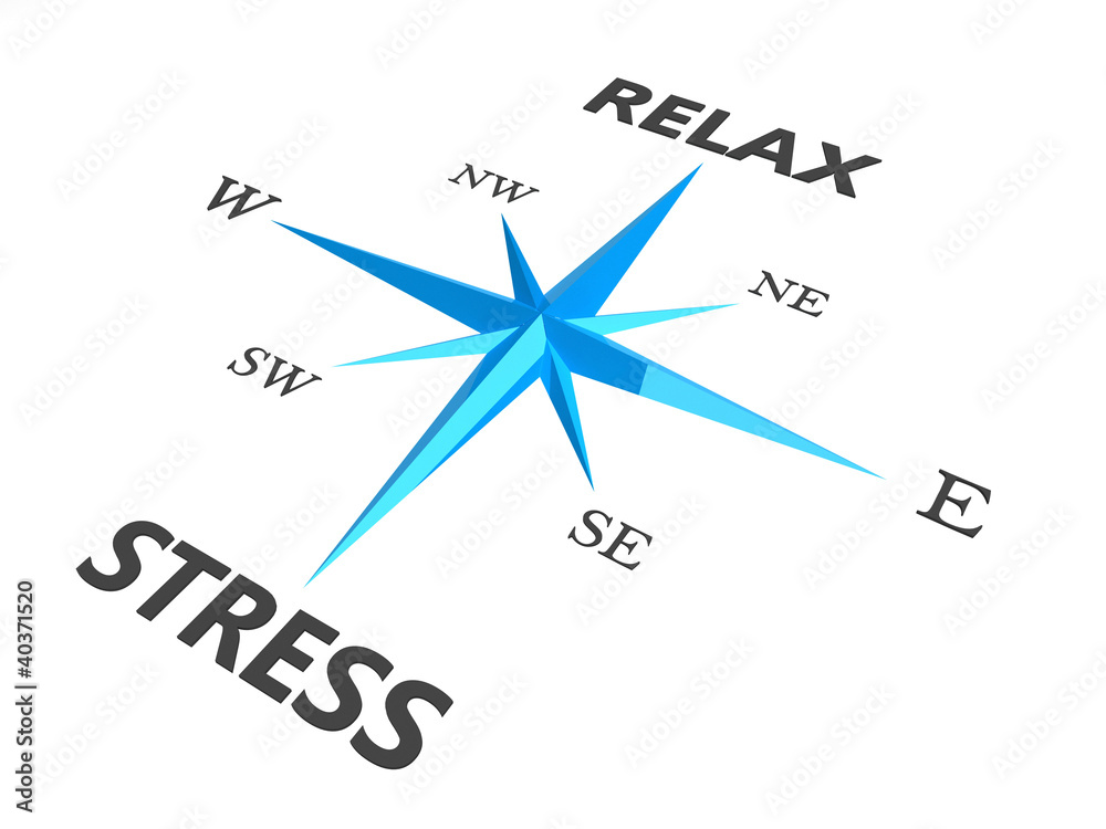relax stress and relax words on compass conceptual image relax stress and relax words on compass conceptual image
