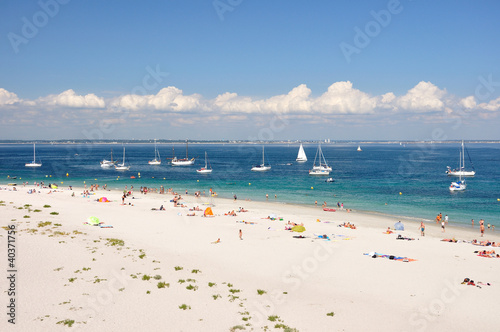 Obraz na płótnie plage convexe, Groix 4 w salonie
