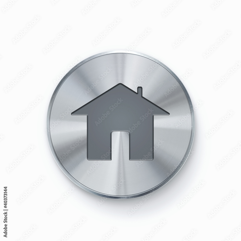 Home button, icon isolated on white background Home button, icon isolated on white background
