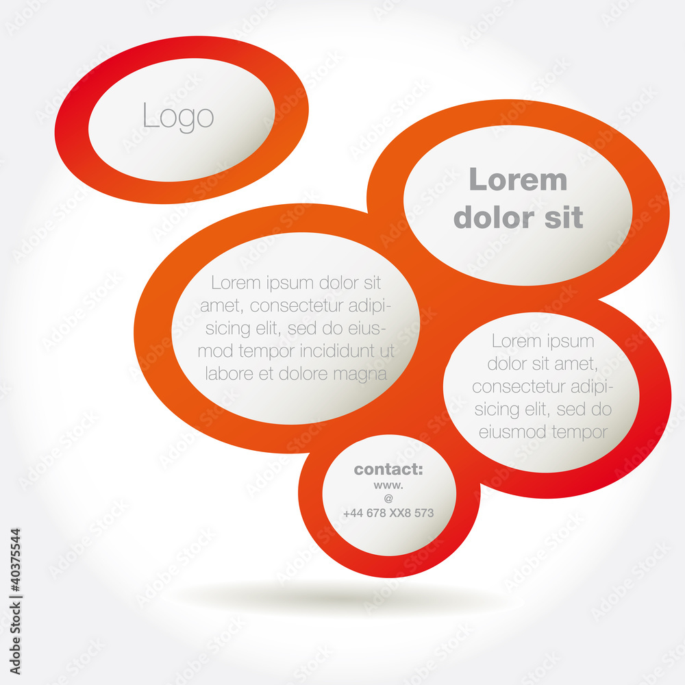 Abstract design bubble vector Abstract design bubble vector