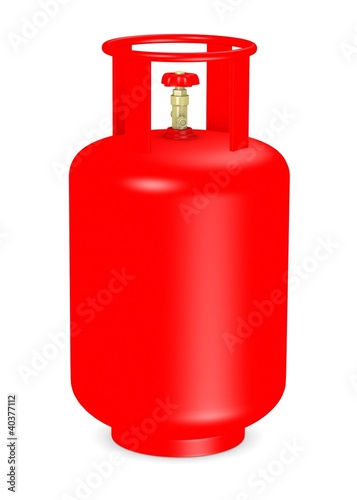 3d render of gas container