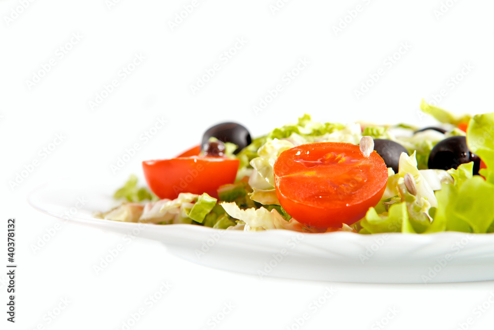 Healthy vegetable salad. Food concept