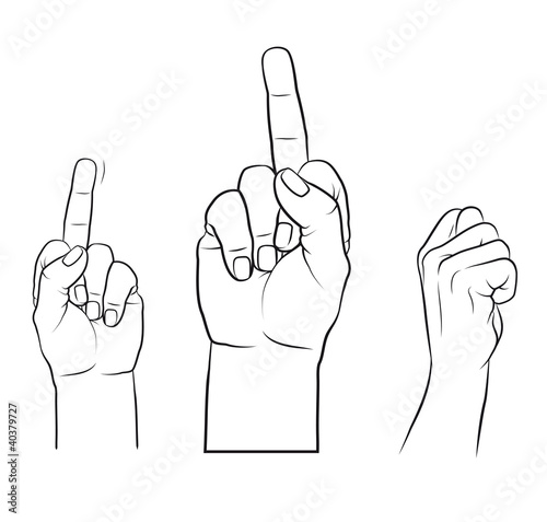 Stinkefinger - Hände