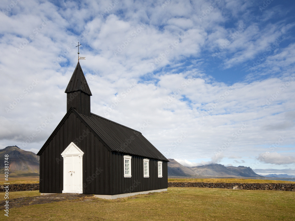 Icelandic wooden church