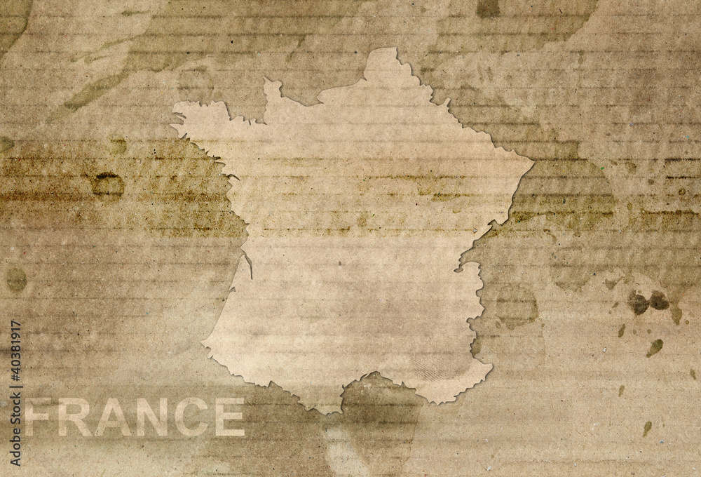 france map antique style