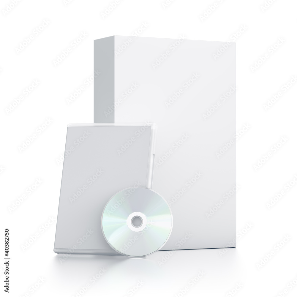 White package with CD - DVD White package with CD - DVD