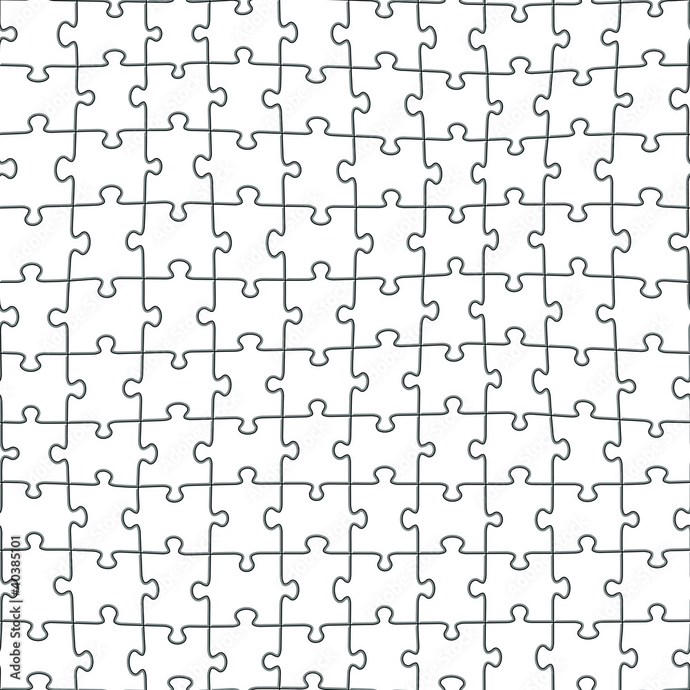Jigsaw puzzle seamless pattern Jigsaw puzzle seamless pattern