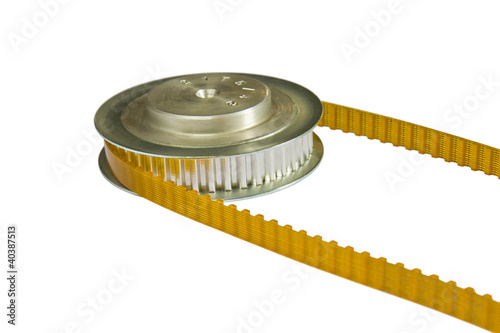 PU timing belt and pulley