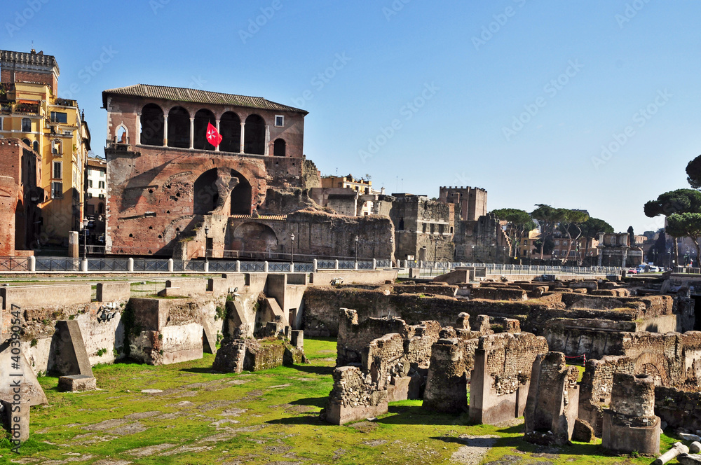 Roma, foro di Traiano e mercati traianei