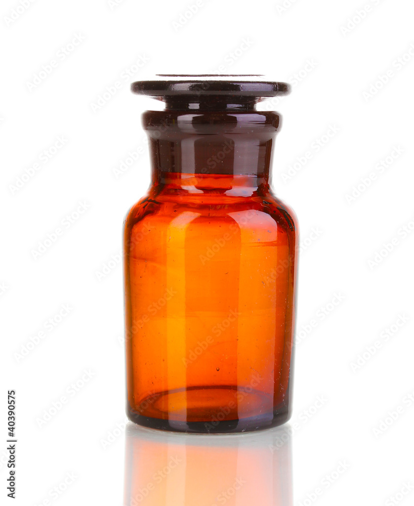 Medicine bottle isolated on white Medicine bottle isolated on white