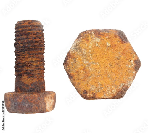 very old rusty Screw heads, bolts, wheels screw photo