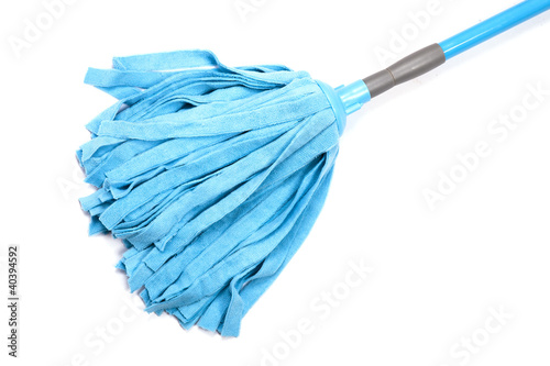 blue mop for cleaning floor