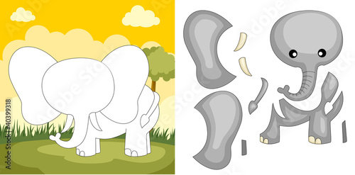 Elephant puzzle