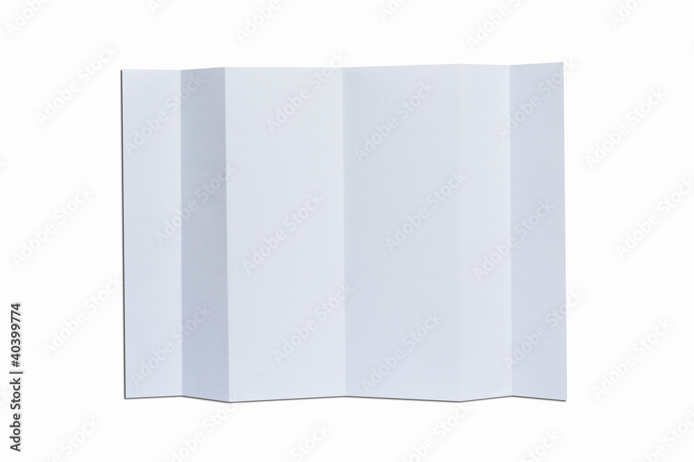 White Crumpled paper on white background White Crumpled paper on white background
