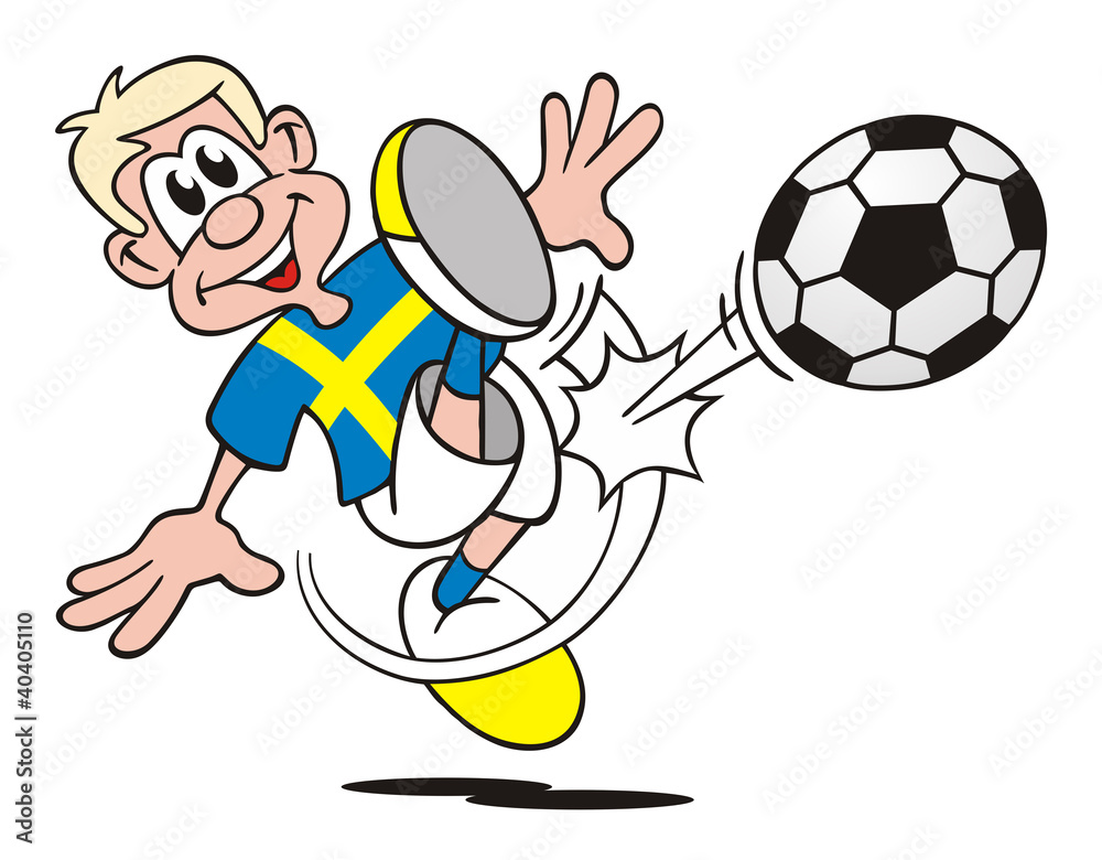 Fototapeta premium Goal Sweden