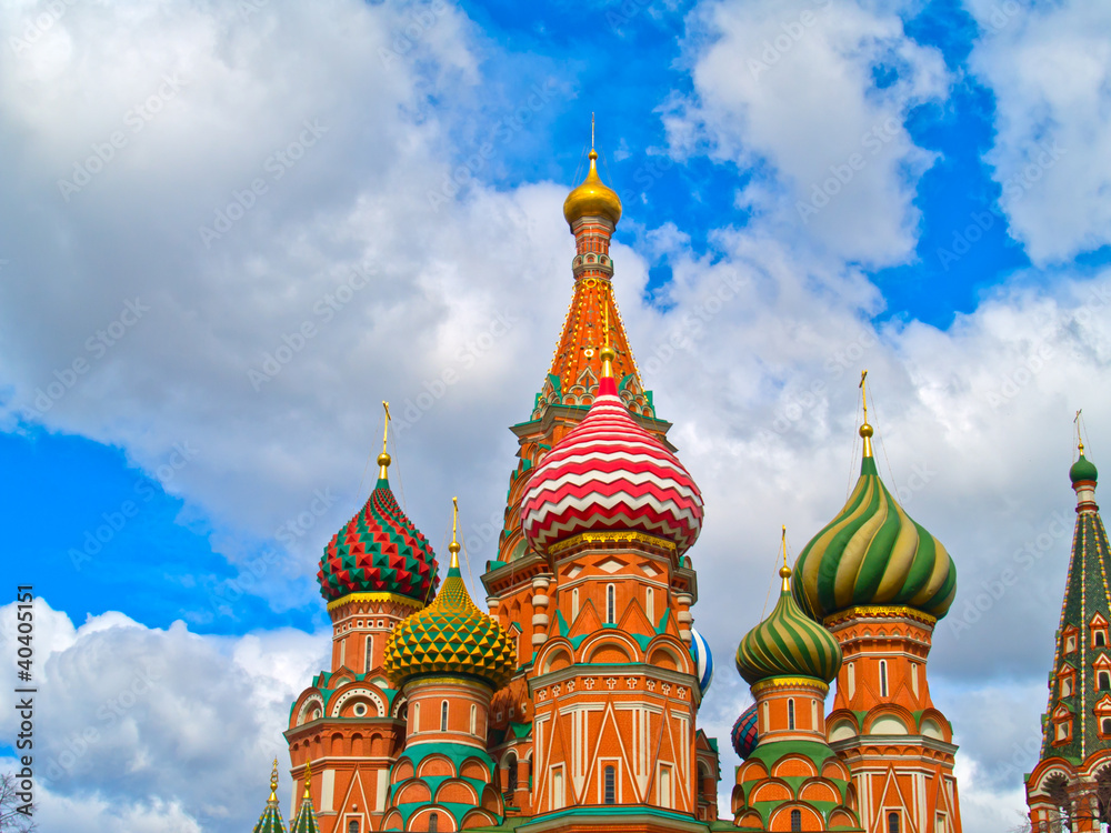 details of Basil th Blessed, Moscow, Russia details of Basil th Blessed, Moscow, Russia