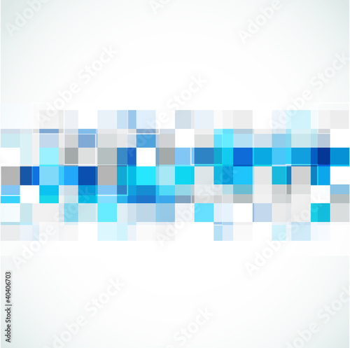 blue abstract banner