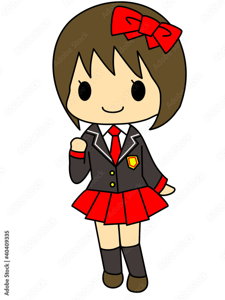 制服の女の子