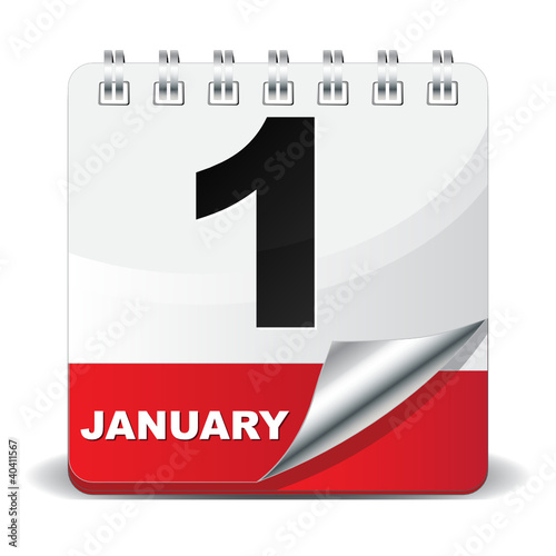 1 JANUARY ICON