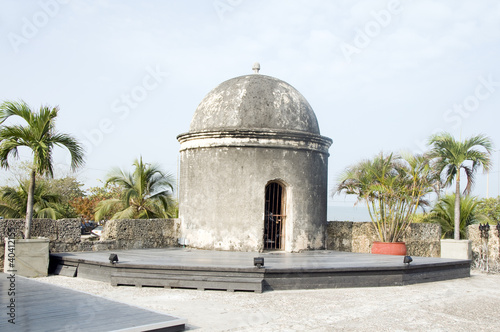 sentry box lookout Cartagena de Indias Colombia South America