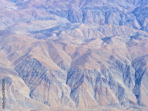 Aerial View of Mountains in Chile