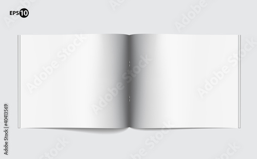 Magazine blank page template for design layout