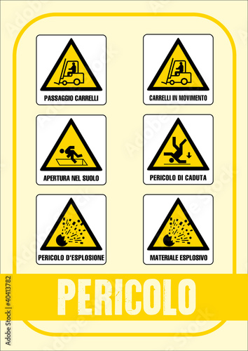 Segnale Pericolo Kit 07