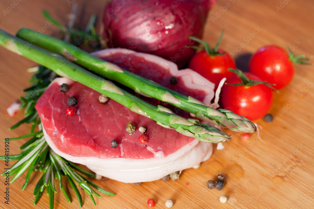 Raw beef Raw beef