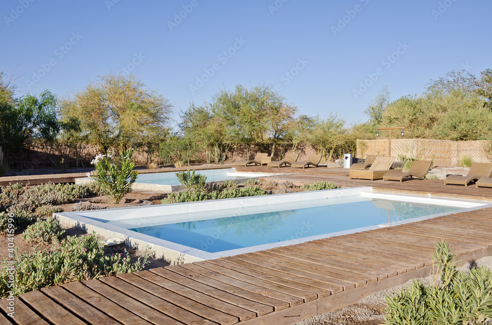 Fototapeta premium Decks and Pools