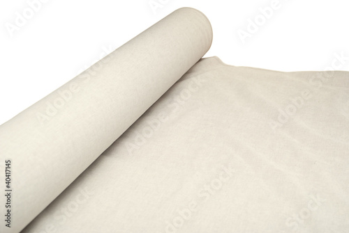 Roll of a linen fabric