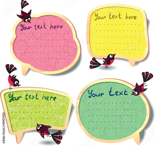 Speech bubbles