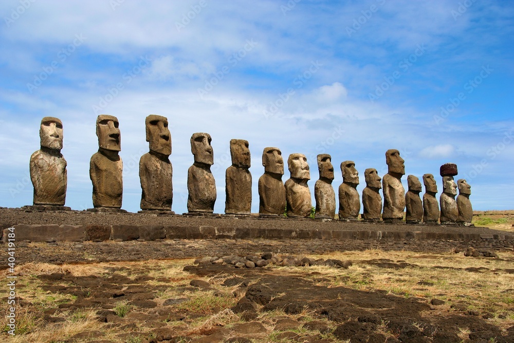 Easter Island, Rapa Nui, Chile, Pacific, Statues