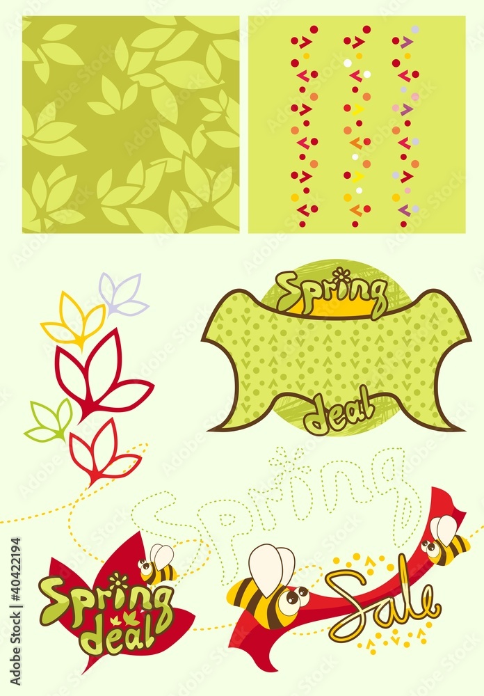 Cute baby-style spring set Cute baby-style spring set