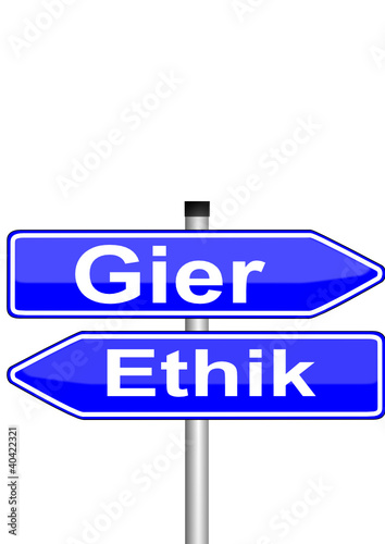 Gier vs. Ethik
