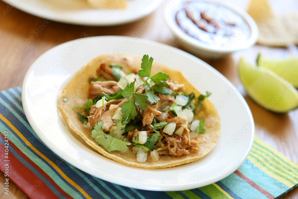 Carnitas Tostada